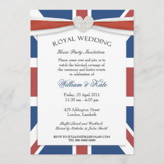 Invitation Cartons d'invitation à une soirée de mariage royal