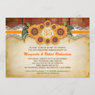 Invitation Cartons d'invitation anniversaire Bois rustique To