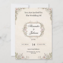 Cartons d'invitation de mariage