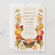 Cartons d'invitation de mariage