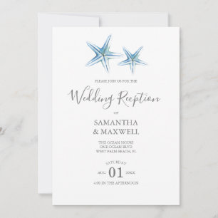 Invitation Cartons d'invitation de mariage pour réception seu