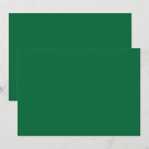 Invitation Cartons d'invitation minimalistes de luxe vert éme