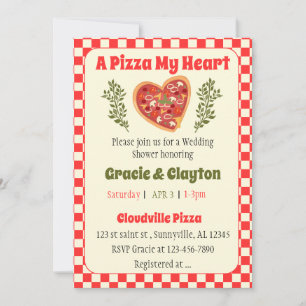 Invitation Cartons d'invitation Pizza
