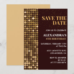 Invitation Cartons d'invitation pour 8ème anniversaire À sauv