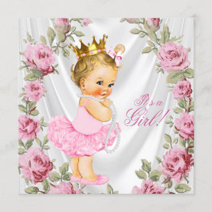 Invitation Cartons d'invitation pour Baby Shower de la Prnces