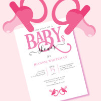 Cartons d'invitation pour Baby Shower Jumeaux Suce