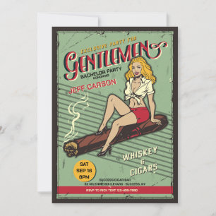 Invitation Cartons d'invitation pour enterrement de vie de ga