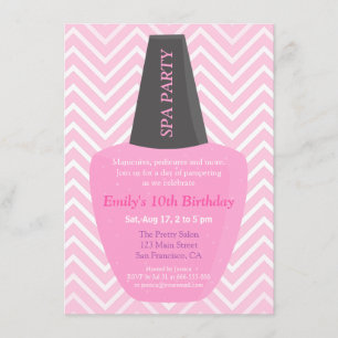 Invitation Cartons d'invitation pour fête d'anniversaire de f