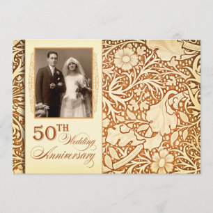 Invitation Cartons d'invitation pour les 50 ans d'anniversair
