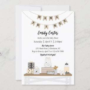 Invitation Cartons d'invitation pour l'événement Mama to Bee 