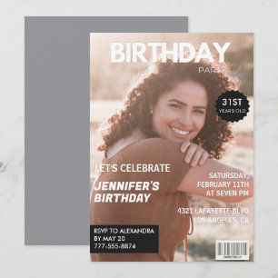 Invitation Cartons d'invitation pour ses 31 ans Magazine Cove