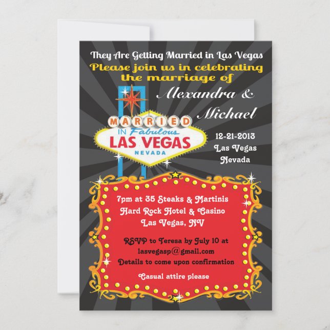 Invitation Cartons d'invitation pour une réception de mariage (Devant)