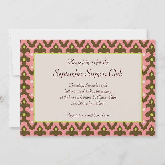 Invitation Casbah (Devant)