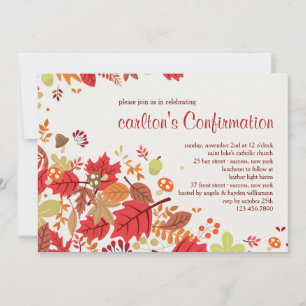Invitation Cascade d'Automne