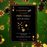 Casino nuit or noir anniversaire