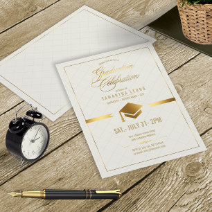 Invitation Casquette d'or ID834