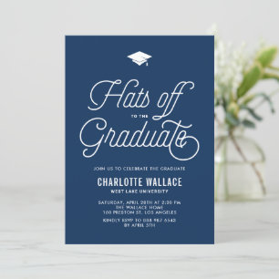 Invitation Casquettes de la Marine à l'obtention du diplôme d