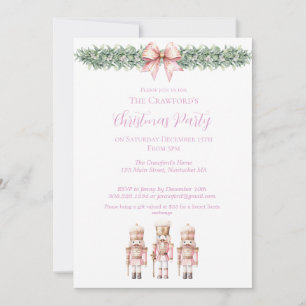 Invitation Casse-Noisette Rose de Noël