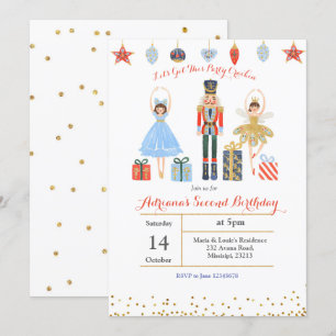 Invitation Casse-noix d'invitation d'anniversaire de