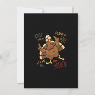 Invitation Casserole de haricots à la sauce de dinde et de pe