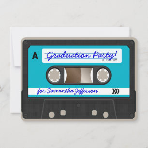 Invitation Cassette Retro 80's