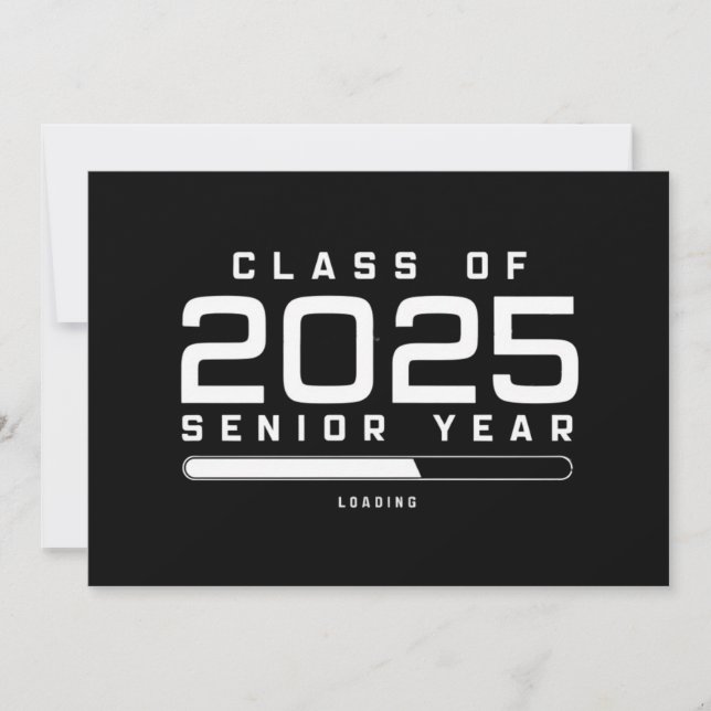 Invitation Catégorie 2025 Année supérieure Chargement Senior  (Devant)