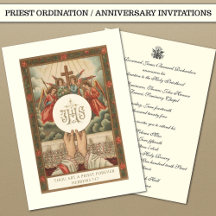 Invitation Catholique Ordination Anniversaire