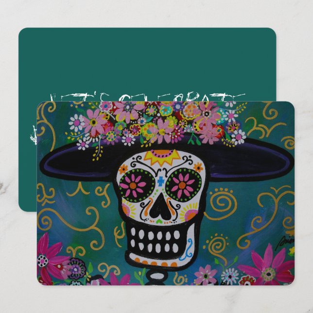 INVITATION CATRINA JOUR DES MORTS (Devant / Derrière)
