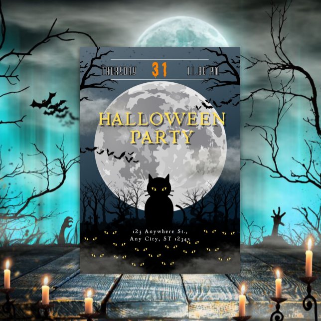 Invitation Caty Halloween Party  (Créateur téléchargé)