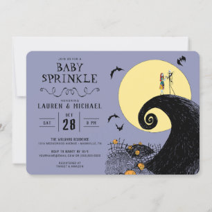Invitation Cauchemar avant Noël Bébé saupoudrer