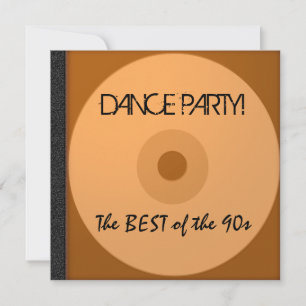 Invitation CD Dance Party