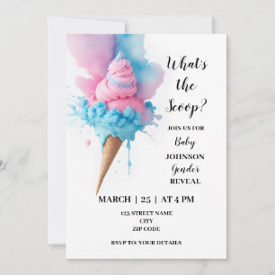 Invitation Ce que le genre à thème du scoop révèle