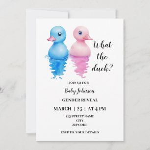 Invitation Ce que le thème du canard du genre révèle l'invita