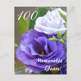 Invitation Célébration de 100 ans mémorables!-Anniversaire
