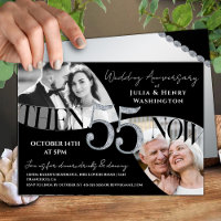 Célébration de 55 ans de mariage Moderne et Élégan