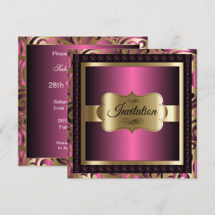 Invitation Célébration de fête à tout faire   Texte DIY