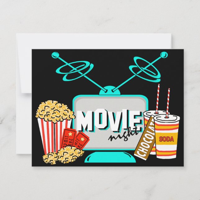 Invitation Célébration de la fête d'anniversaire de la soirée (Devant)