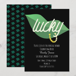 Invitation Célébration de la Saint-Patrick pour l'enterrement