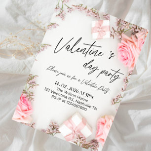 Invitation Célébration de la Saint-Valentin avec votre chéri(