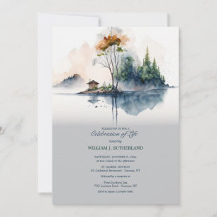 Invitation Célébration de la vie à Serenity Lake