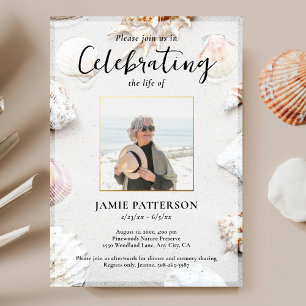 Invitation Célébration de la vie de l'amoureux de la plage Ph