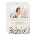 Célébration de la vie en mémoire des fleurs sauvag