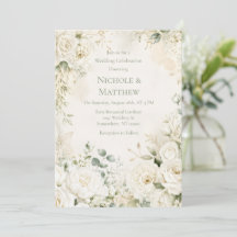 Célébration de mariage aux florales ivoire élégant