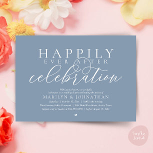 Invitation Célébration de mariage moderne pour un bonheur éte