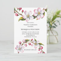 Célébration de mariage Pommier Cerisier Fleurissem