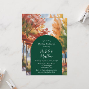 Invitation Célébration de mariage rustique de changement de f