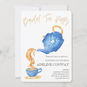 Invitation Célébration de thé de mariage