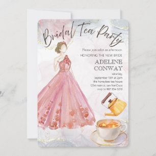 Invitation Célébration de thé de mariage