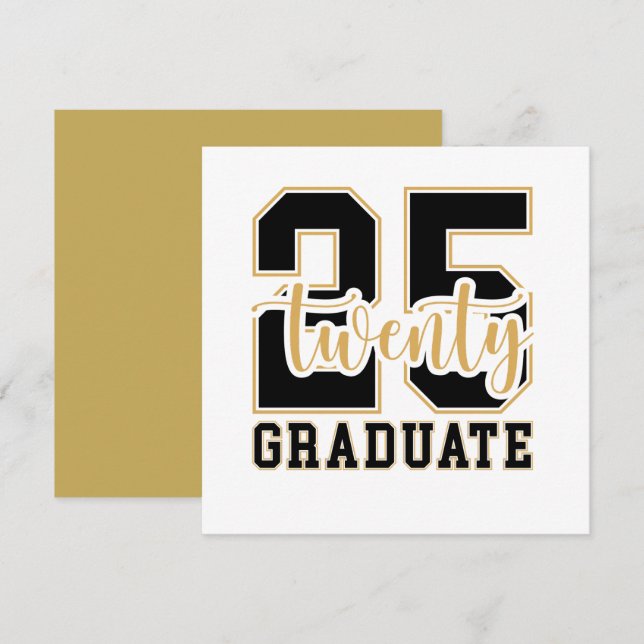 Invitation Célébration des diplômes 2025 (Devant / Derrière)