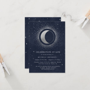 Invitation Célébration des étoiles bleues de minuit